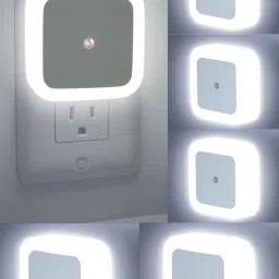 0.5W LED Automatic ON/Off sensor plug for bedroom office living room pack of 5 Night Lamp-9