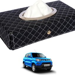 Cross-Black Tissue Box Leatherette-84 Vehicle Tissue Dispenser-19