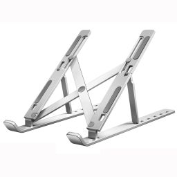 Lithgow ALUMINIUM LAPTOP STAND Floor -Desktop Laptop Stand_92 Aluminium Floor and Desk Stand Laptop Stand with Adjustable Height Compatible with Universal Laptops-image-83