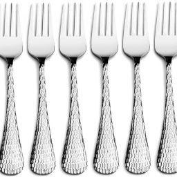 Nile Design, 6 Pieces Stainless Steel Dinner Fork Set-23