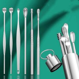 Ear Pick Wax Remover Tool Kit with Ear Curette Cleaner and Spring-image-6