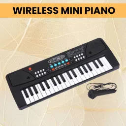 (Piano Keyboard) with Mic/37 Keys 8Rhythms, 8Tones, Portable Electronic ToyC465 (Piano Keyboard) with Mic/37 Keys 8Rhythms, 8Tones, Portable Electronic ToyC465 Analog Portable Keyboard-14
