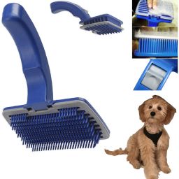 hachiko High Quality Combo Of 4 Imported High Quality Slicker, Nail Clipper, Hair Comb, Gloves Grooming Kit For Pets Basic Comb forDog, Cat, Rabbit, Hamster, Dog & Cat image 5