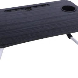 Multipurpose Foldable with Cup Holder, Study , Bed Wood Portable Laptop Table-image-77