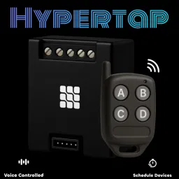 Hypertap Smart Switch with Remote | 4 Outputs | Remote & App Control | No Hub Required | Smart Switch image 2