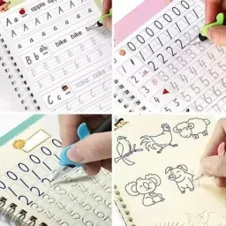 Magic practice copy book for preschool child 4Book+10Refills-image-69