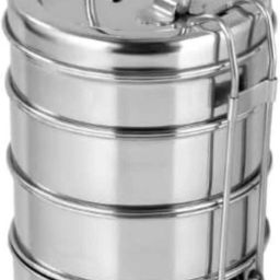 Stainless Steel Four Container Lunch Bob 4 Containers Lunch Box-image-44
