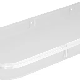 grivan Unbreakable Storage Shelf/Rack for Bathroom & Living Room Clear Towel Holder-picture-35