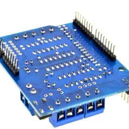 roboway L293D DC Motor Drive Shield Stepper Motor Drive, Microcontrollers 4 Ch Driver Electronic Components Electronic Hobby Kit image 5