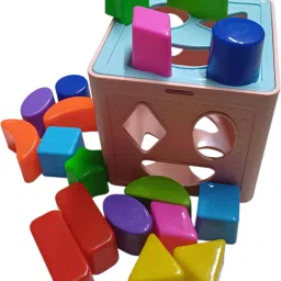 dorytoys Soft Edge Shape Sorting Cube for Kids image 3