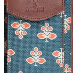 Women Travel Green Jute Wallet-6