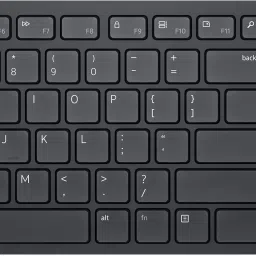 DELL KB500 Wireless Standard Desktop Keyboard Compatible with Desktop, Laptop, Mac Spill Resistant with 12 programmable keys and two adjustable angles-25