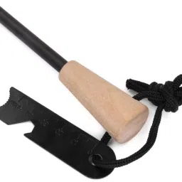 ™Magnesium Portable Magnesium Rod Flint Stone Fire Starter with Wooden Flint Fire Starter Striker Included-picture-32