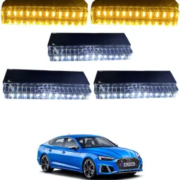 Universal 60LED UFO Roof Marker Set Of 5 For Vehicle S5 Audi 2017 Headlight Car, Truck LED for Audi (12 V, 55 W)-image-4