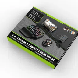 DWH Bluetooth Gaming Keyboard Mouse Converter For Smartphone 4 in 1 Game Combo set Combo Set-image-12