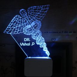 Customized Lamp For Bedroom 3D Illusion 7 Color Night (72111 555 04) (N105) Study Lamp-23
