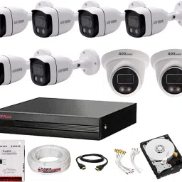 CP PLUS 8CH. Hybrid DVR, 6B/2D CAMERA COLOUR VIEW NIGHT VISION CAMBO SET With 1TB HDD Security Camera-26