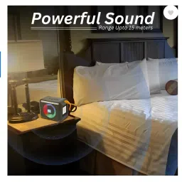 WOOS WS-038 Portable & Compact, Surround Sound 5 W Bluetooth Party Speaker image 5