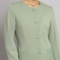 PowerSutra Collarless Open Front Jacket image 2