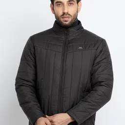 Status Quo Men Black Padded Jacket-image-11