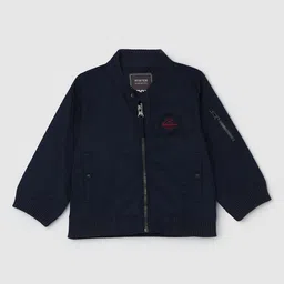 max Infant Boys Cotton Mock Collar Tailored Jacket-16