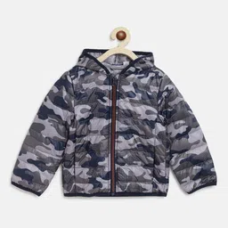Chicco Boys Grey Camouflage Insulator Padded Jacket-28