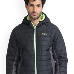 BOLDFIT Windcheater Quilted Hooded Puffer Jacket-47