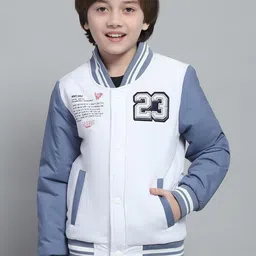 Monte Carlo Boys Stand Collar Colourblocked Casual Lightweight Varsity Jacket-picture-15