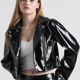 ONLY Biker Jacket with Patchwork-image-69