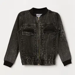 Fame Forever by Lifestyle Boys Denim Jacket with Patchwork-picture-12