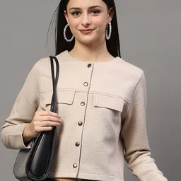 StyleCast X SERA Women Lightweight Tailored Jacket with Patchwork-image-71