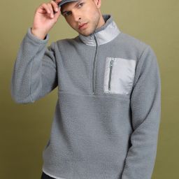 Men Full Sleeve Color Block Sweatshirt-image-75