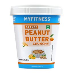 Myfitness Orange Peanut Butter,  510 g  Crunchy -16