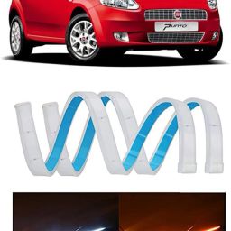 White, Amber LED Daytime Running light Headlamp Indicator Car FancyLight PKB1383 Car Fancy Lights-image-77