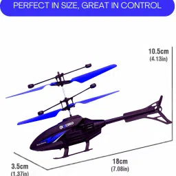 joywhiz Gravity sensor RC Helicopter with Safety Sensor and 3D Light - Pack of 1 image 3