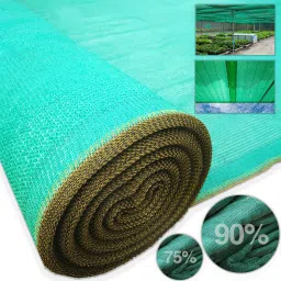 UV Stabilized Shade Net 75% Sun/Water Block - (3 Meter(10 Ft) X 3 Meter(10 Ft)) Portable Green House-18