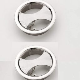 Nixnine Cable Manager Cable Hole Cover Grommet Wire Cable Organiser wire manager table (Silver) (2.5 Inch) Pack of 2 Cable Protector-image-35
