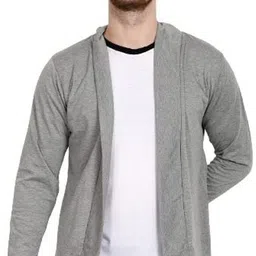 trendolo Men Jacket Style Full Sleeve Grey Shrug-picture-40