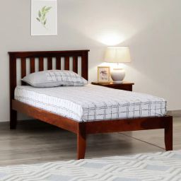 woodsworth from pepperfry Eva Sheesham Wood Single Bed In Honey Oak Finish-picture-25