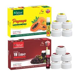 ForSure Set of Papaya & Wine Instant Radiance & Glow Facial Kit-16