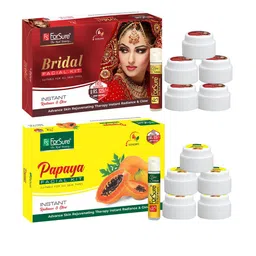 ForSure Set of Bridal & Papaya Instant Radiance & Glow Facial Kit-5