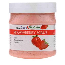 BEAUCODE BIOCARE Strawberry Face Scrub For All Skin Types - 250ml image 1