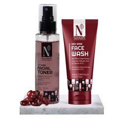 Nutriglow Advanced Organics Sustainable Face Wash & Facial Toner-55