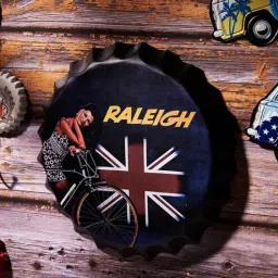 eazywagon Black Metal Raleigh Wall Decor-picture-48