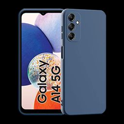 in base Soft Silicon Back Case for Samsung Galaxy A24 (360 Degree Protection, Blue)-8