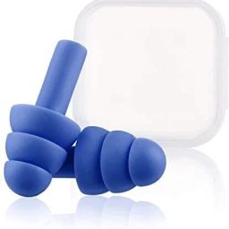 1 Pair Reusable, Washable Ear Plug-image-1