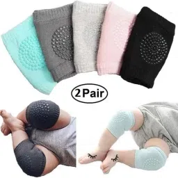 2 -Crawling Knee Pads Anti-slip Baby Knee Protectors Toddlers Leg Warmersgreen Multicolors Baby Knee Pads-image-58