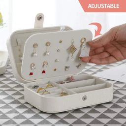 Women White Cosmetic Bag-image-15