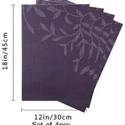 rexmon Rectangular Pack of 1 Table Placemat image 2
