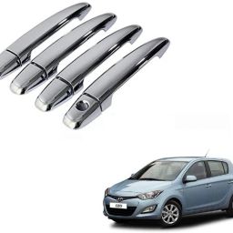Hyundai i20 Silver Door Handle Cover Set of 4 Car Grab Handle Cover-picture-23